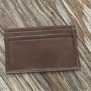 Brown Leather Card Holder